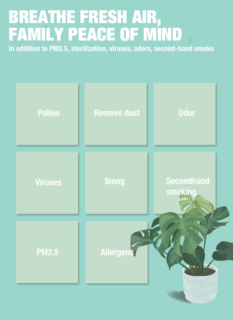 Olansi A4 Pro Desktop Luftrenare (3)