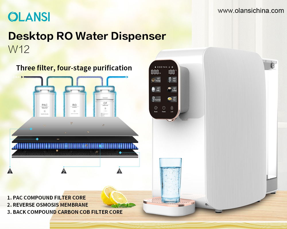 Det bästa varma och kalla alkaliska vattnet omvänd osmos ro-system Vattenrenare Dispenser leverantörsfabrik