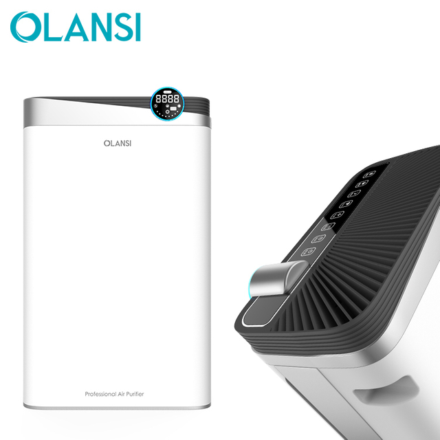Olansi K08e 220V HEPA App Control Air Purifier med luftfuktare